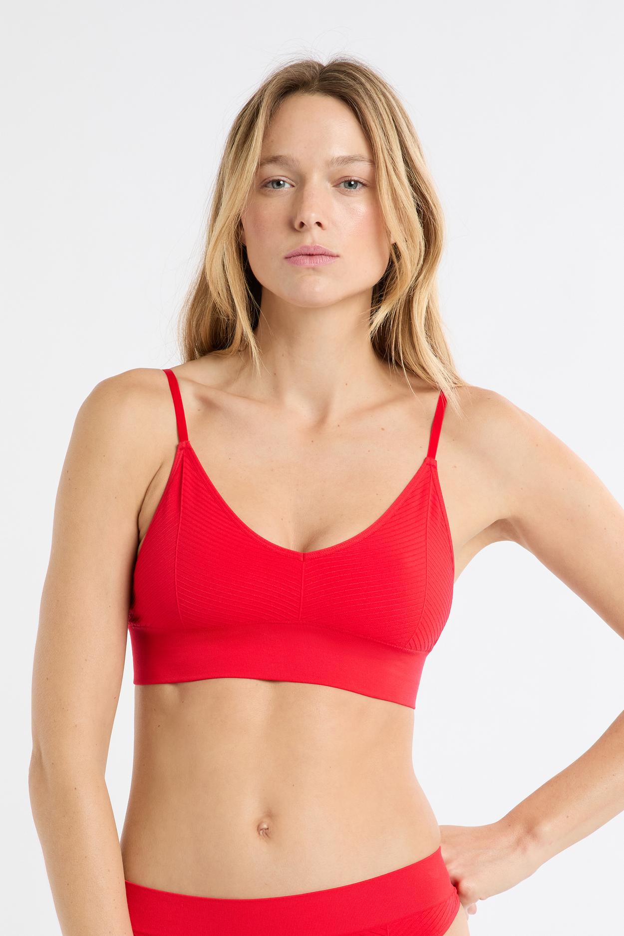 Biustonosz bralette bez fiszbin