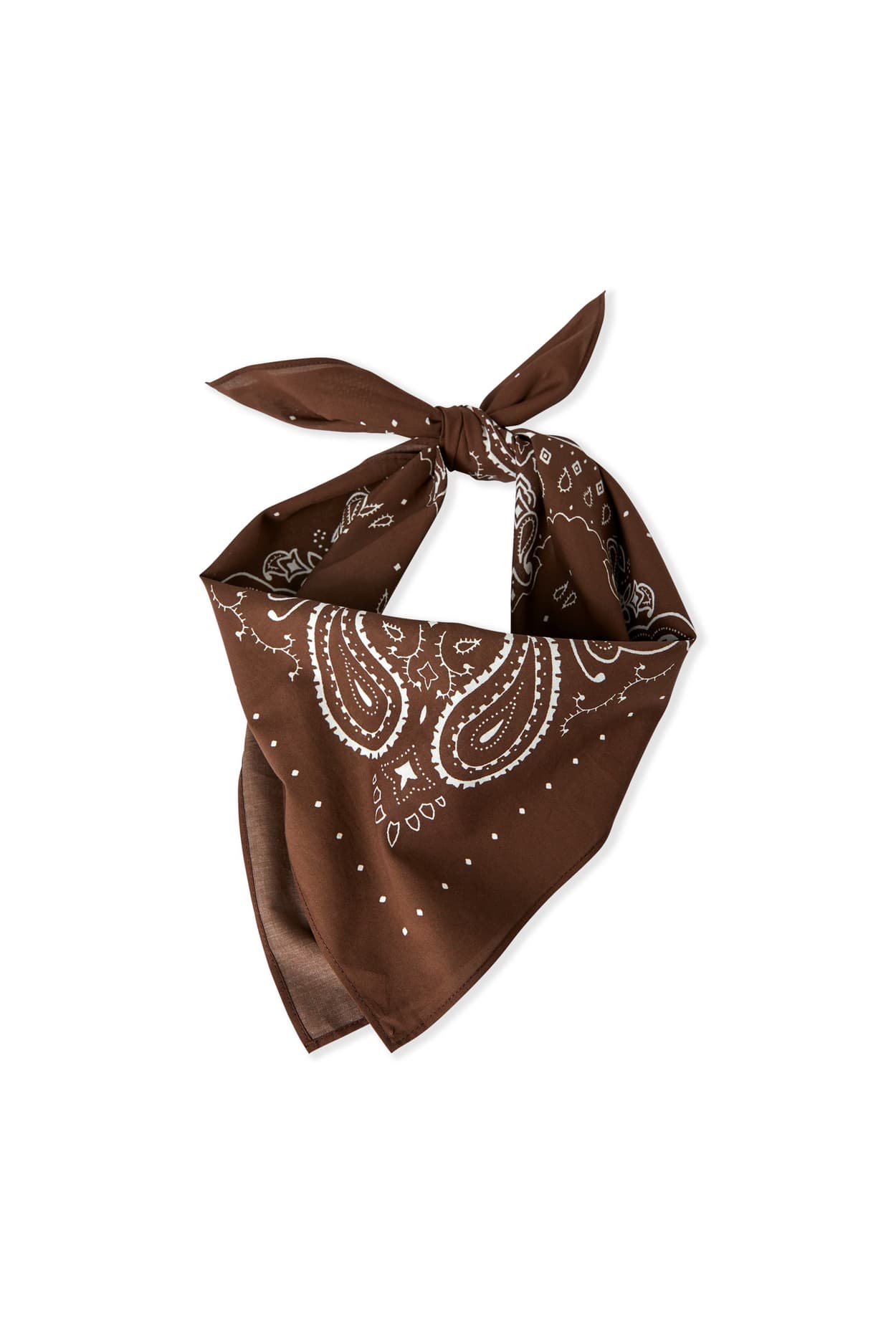 Foulard z bawełny we wzory